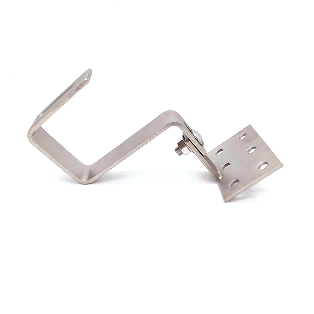 Suportes de painel solar para gancho solar ajustável de telhado