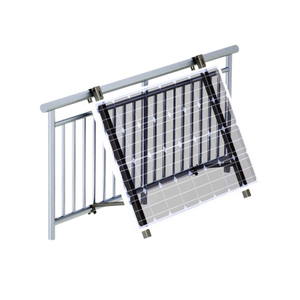 Venda por atacado de suporte solar completo kit solar para varanda sistema solar