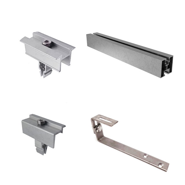 Suporte de montagem do painel solar com telhado de telhado para a estrutura de montagem de telhado de telha asfalto 