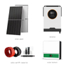 Off Grid Solar Power Battery Inverter PV Module Painels Sistema de montagem no solo de armazenamento de energia 