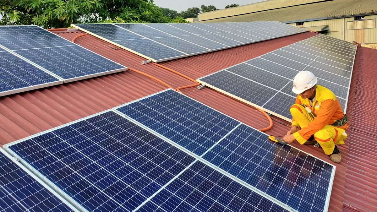 Qual é o custo médio dos painéis solares em 2025?