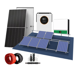 Painel solar Off Grid Solar Energy System Pons Painéis PV Kit de fácil instalação para montagem em telhado em casa