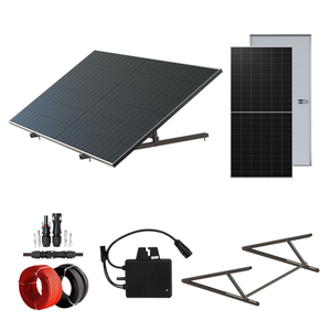 Sistema de montagem de varanda ajustável Solar Easy Kits no sistema de energia de rede para terreno plano /telhado plano