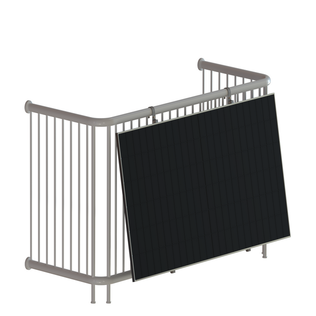 Suportes de montagem ajustáveis ​​de painel solar para varanda