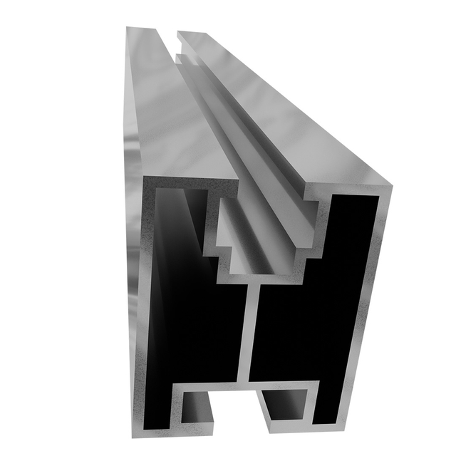  trilho de montagem solar anodizado extrusão de alumínio do suporte do trilho do perfil 40x40 com DIN557