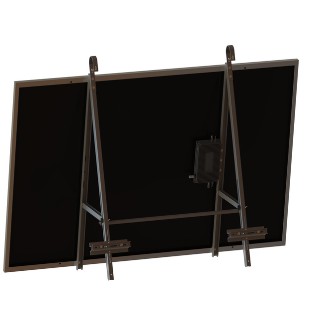 Varanda / Parede / Sistema de montagem solar gordo Sistema solar de varanda de painel único Sistema solar na rede para casa