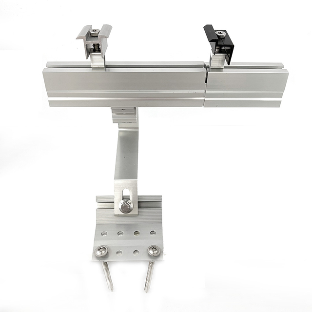 Estruturas PV do telhado solar kit de suporte de gancho de alumínio para sistema de montagem em painel solar