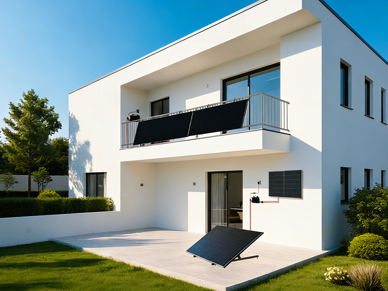 Sistemas de montagem solar de varanda plug-and-play para aplicações na rede