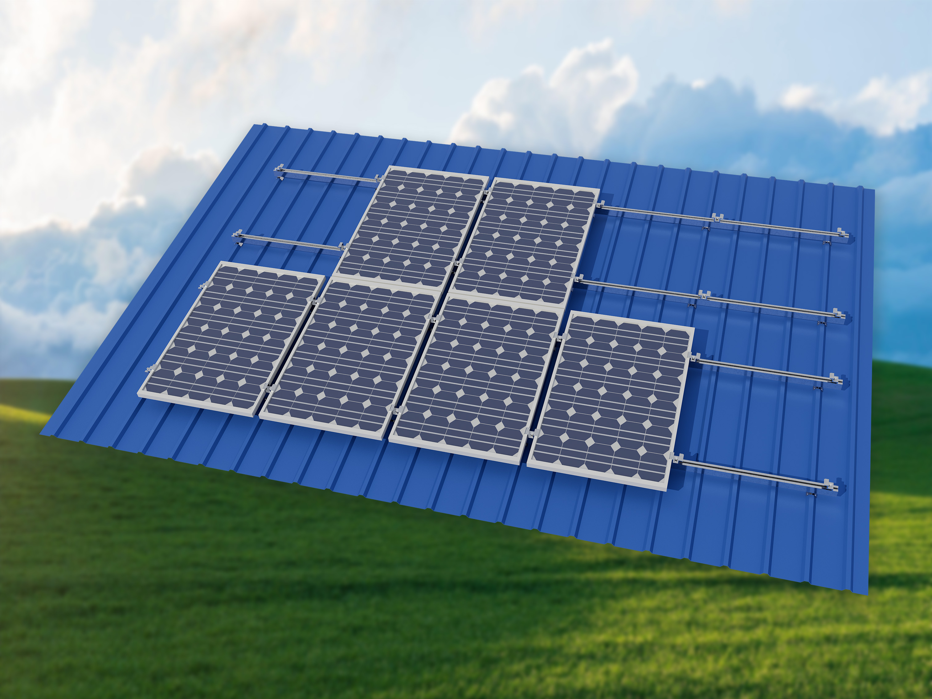 Sistemas de montagem em telhado solar: o suporte principal para energia verde