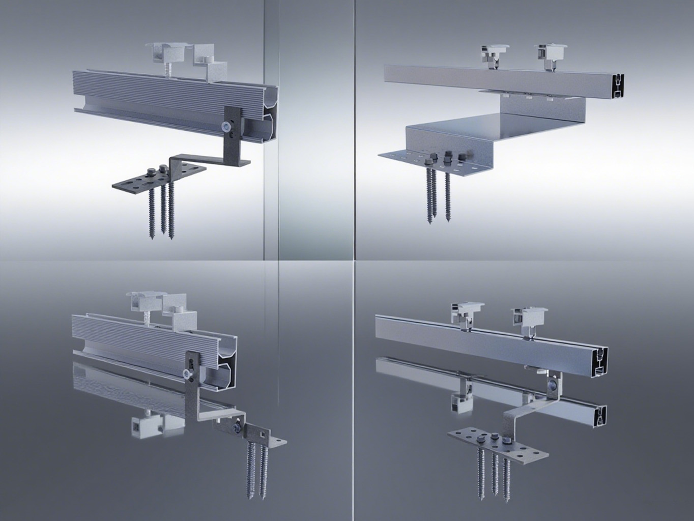 Acessórios de alumínio para sistema de painel solar