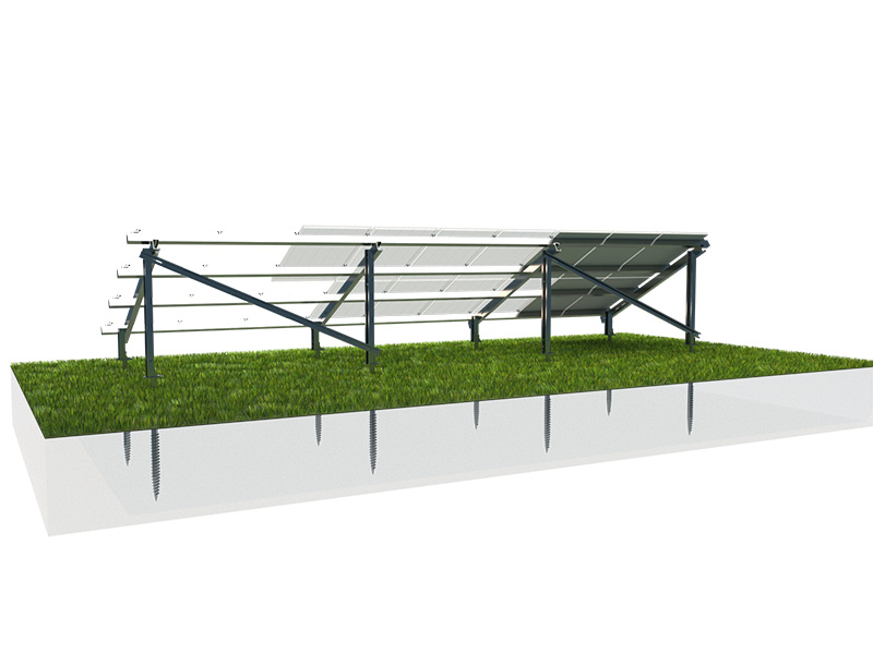 Como instalar sistemas solares de montagem no solo?