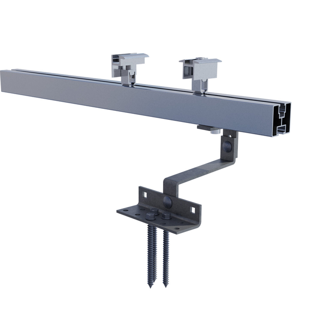 Painel solar Painel Ajustável Ajuste Rail de suportes de montagem e grampo solar para montagem solar telha telha