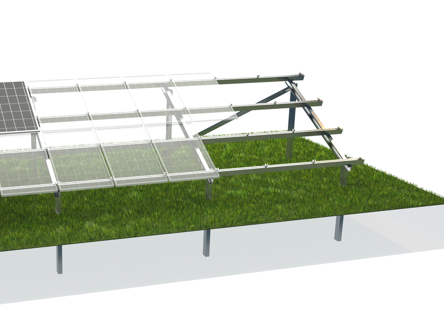 Produtos de zinco-magnesio-alumínio (Zn-MG-AL) em sistemas de montagem solar