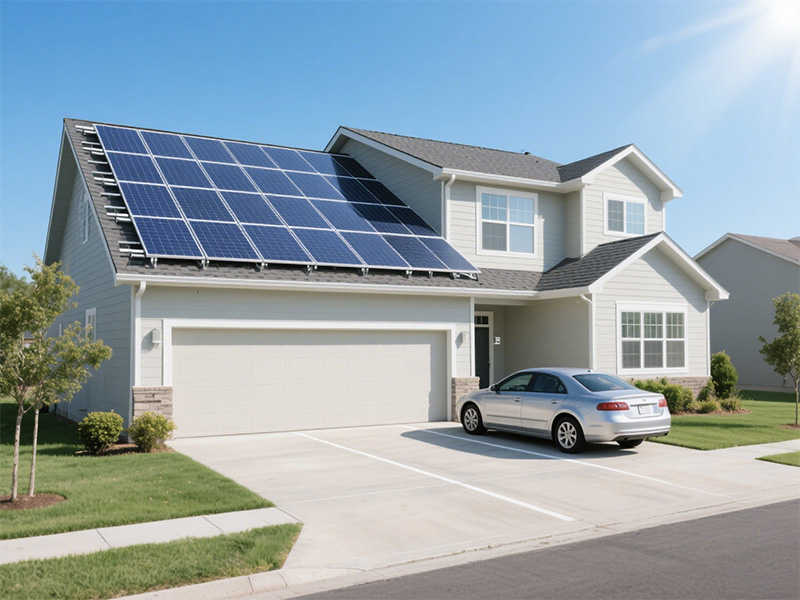 Qual é a diferença entre um sistema de painel solar doméstico e um sistema comercial?