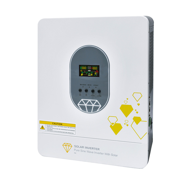 Inversor híbrido solar da corda pura da onda de seno das energias solares 6200w para o sistema da montagem de painel solar