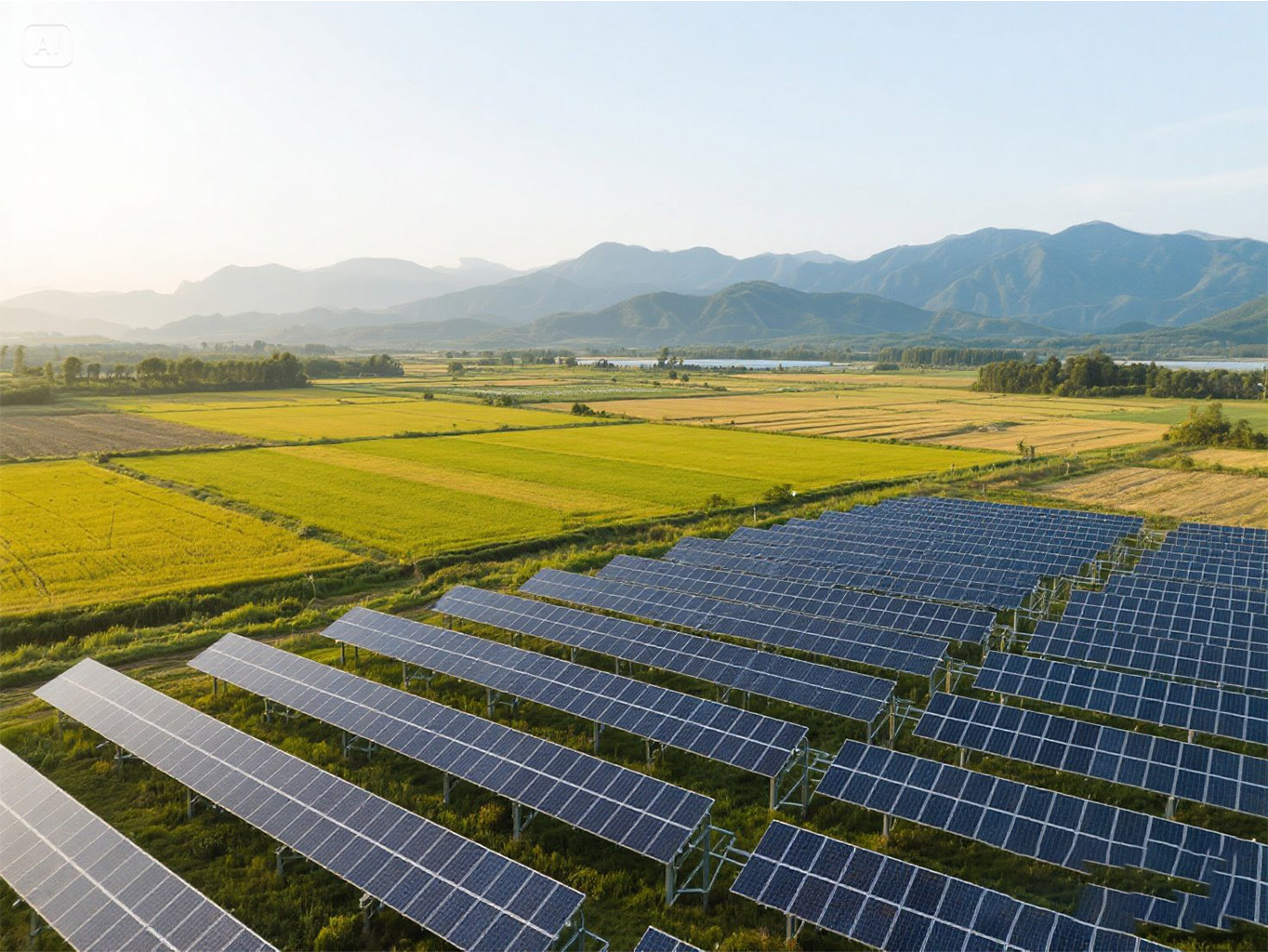 Os painéis e culturas solares podem compartilhar a mesma terra? A ascensão dos sistemas de montagem agrícola