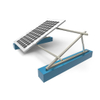 Estrutura de suportes de concreto de telhado plano Sistema de painel de energia solar para montagem de telhado plano